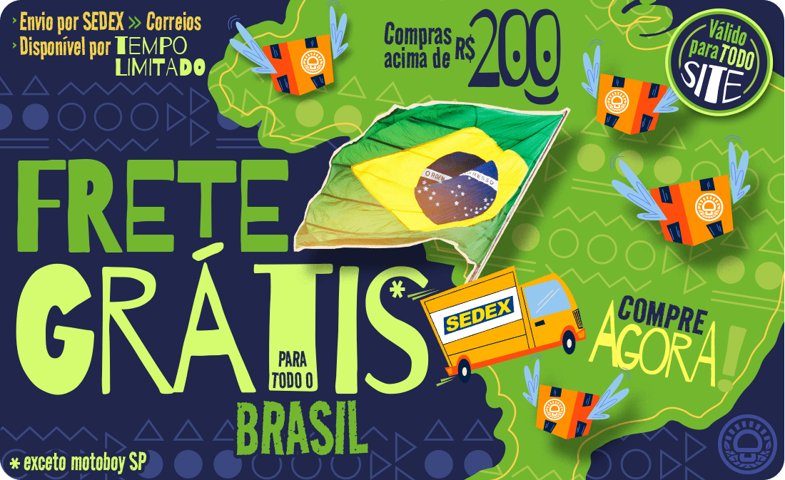 Promoção de Frete Grátis 2026 da Natureza Divina. Válido para todo o site: faça uma compra de no mínimo duzentos reais e receba na sua casa gratuitamente por Sedex, Correios. Não se aplica a reenvios. Disponível por tempo limitado.