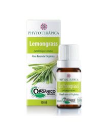 Embalagem com frasco de 10ml com óleo essencial de lemongrass