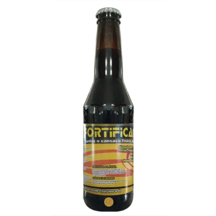 Imagem de garrafa de 350ml com fortificante 100% natural.