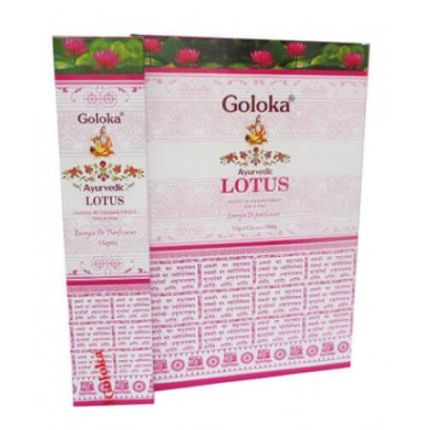 Incenso Goloka Ayurvedic Lótus