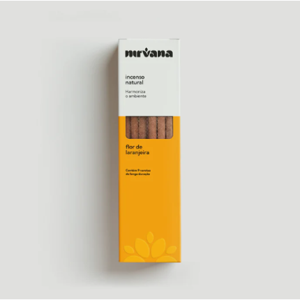 Incenso Natural Nirvana - Flor de Laranjeira