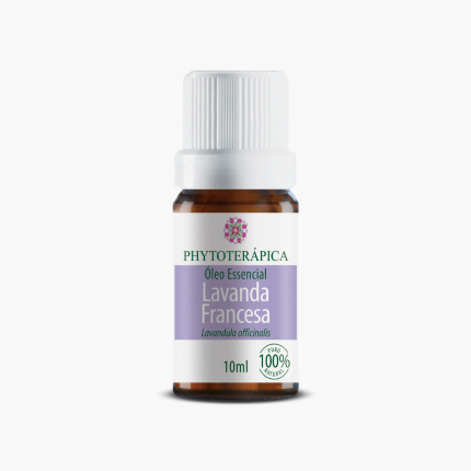 Frasco com 10ml de óleo essencial de lavanda francesa