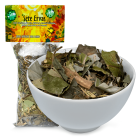 Banho de Ervas Sete Ervas da marca Djovia, pacote fechado e vasilha branca funda. À venda para todo o Brasil na Natureza Divina.