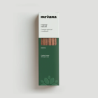 Pacote visto de cima, do incenso natural Nirvana - Mirra.